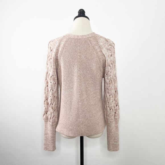 Jonathan Simkhai Olive Sweater Cardigan Ivory Dust Revolve Boho Casual Size S - Picture 6 of 10